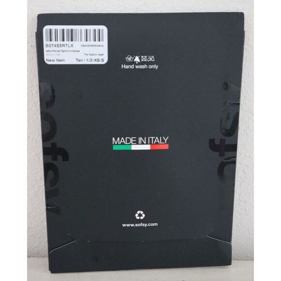 Sofsy B074S5R7LX Women Sz XS/Small Tan The Sophia-Capri Fishnet Tights Pantyhose - Picture 2 of 5